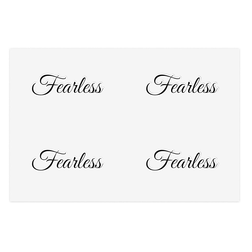 Fearless Sticker Sheet (Inspirational Decals)