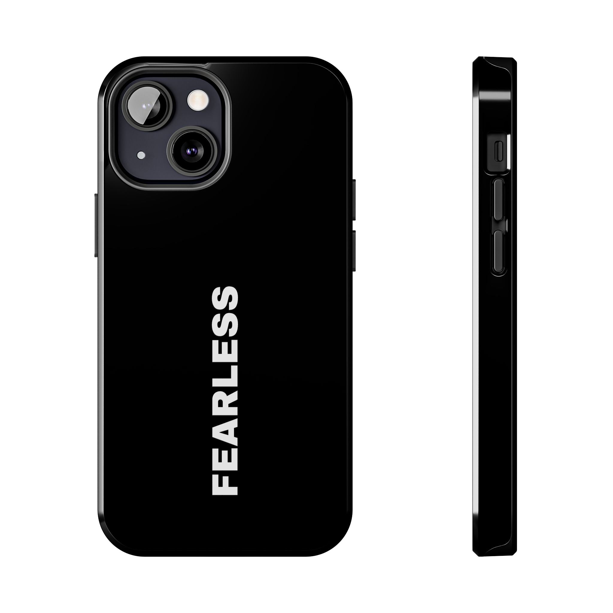 Black Fearless Tough Phone Case