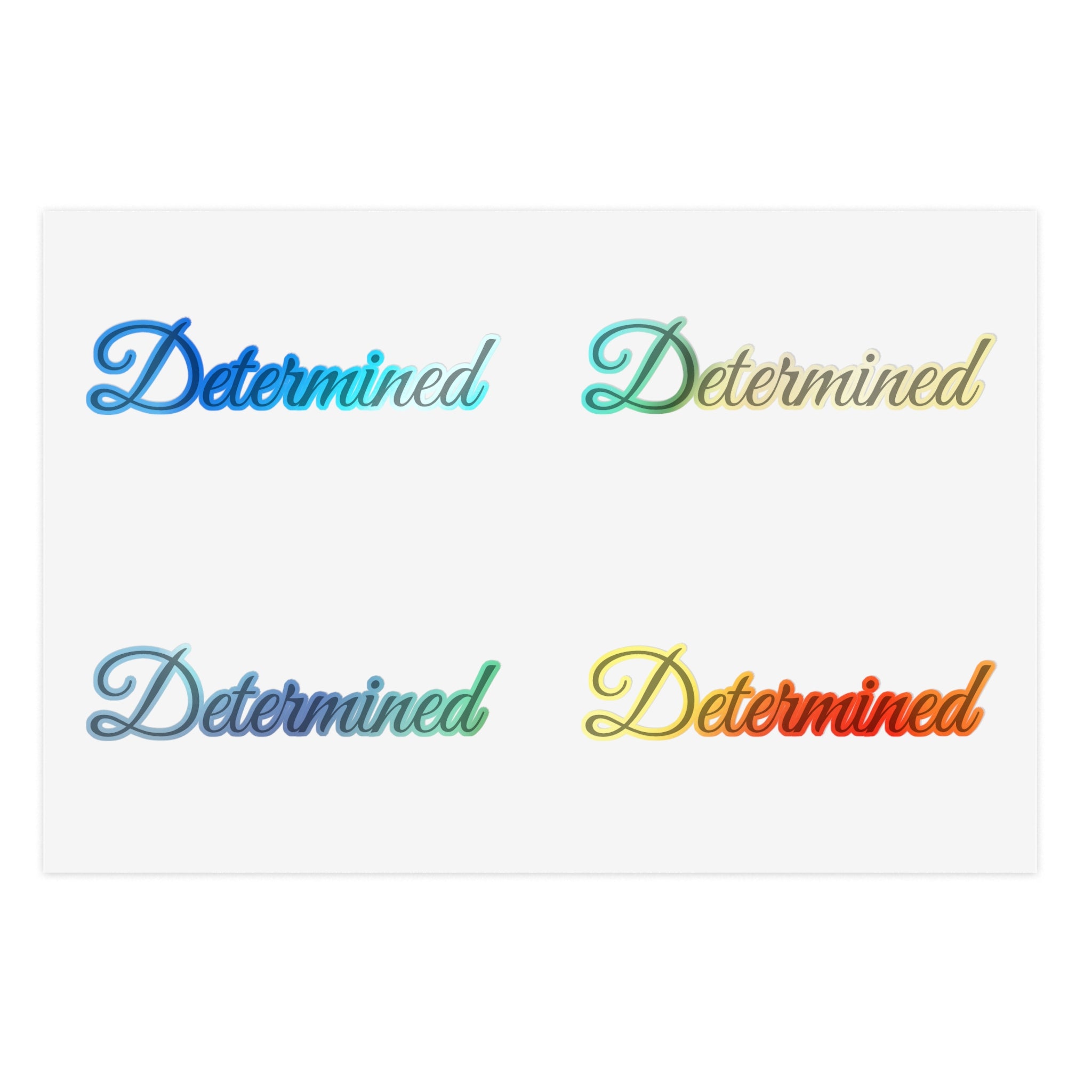 Determined Sticker Sheet (Inspirational Decals)
