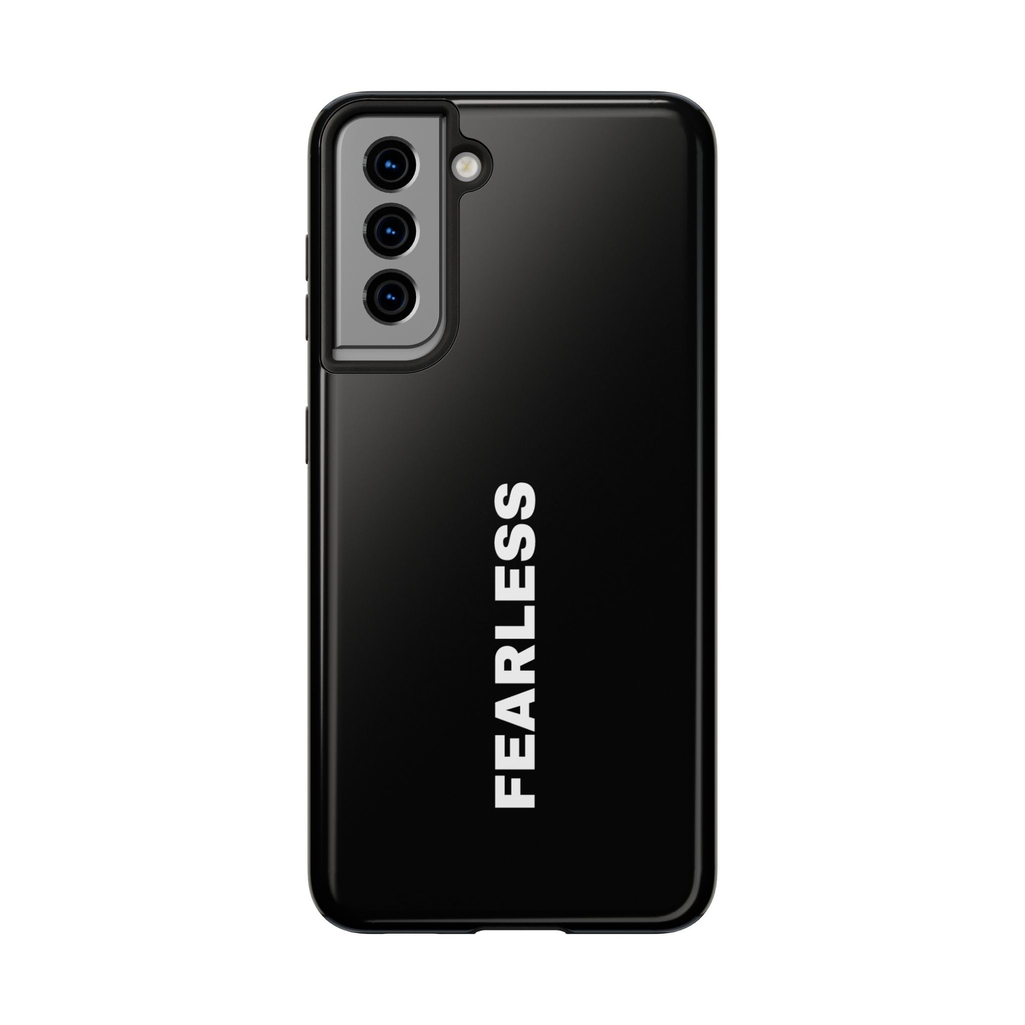 Black Fearless Tough Phone Case