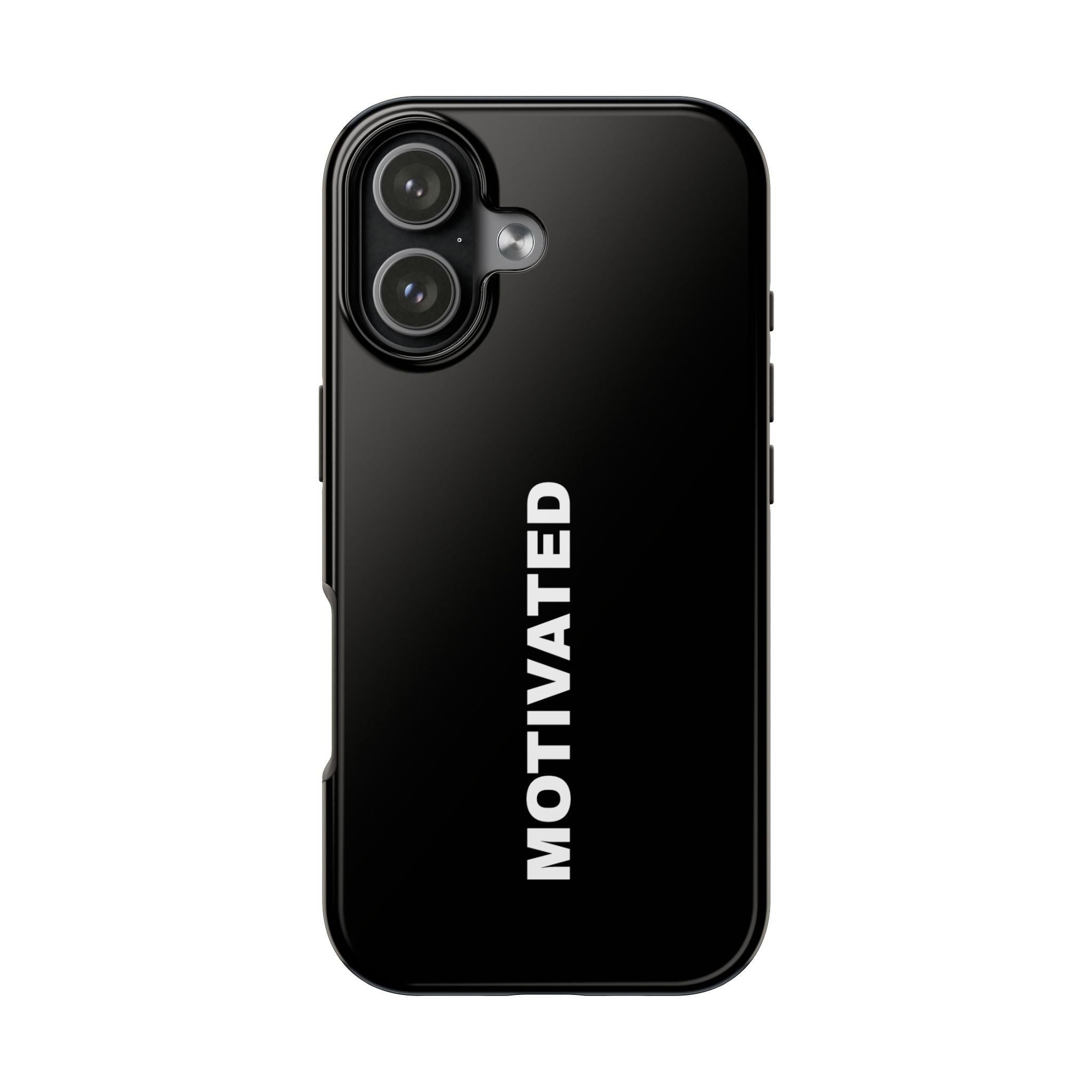 Black Motivated Tough Phone Case
