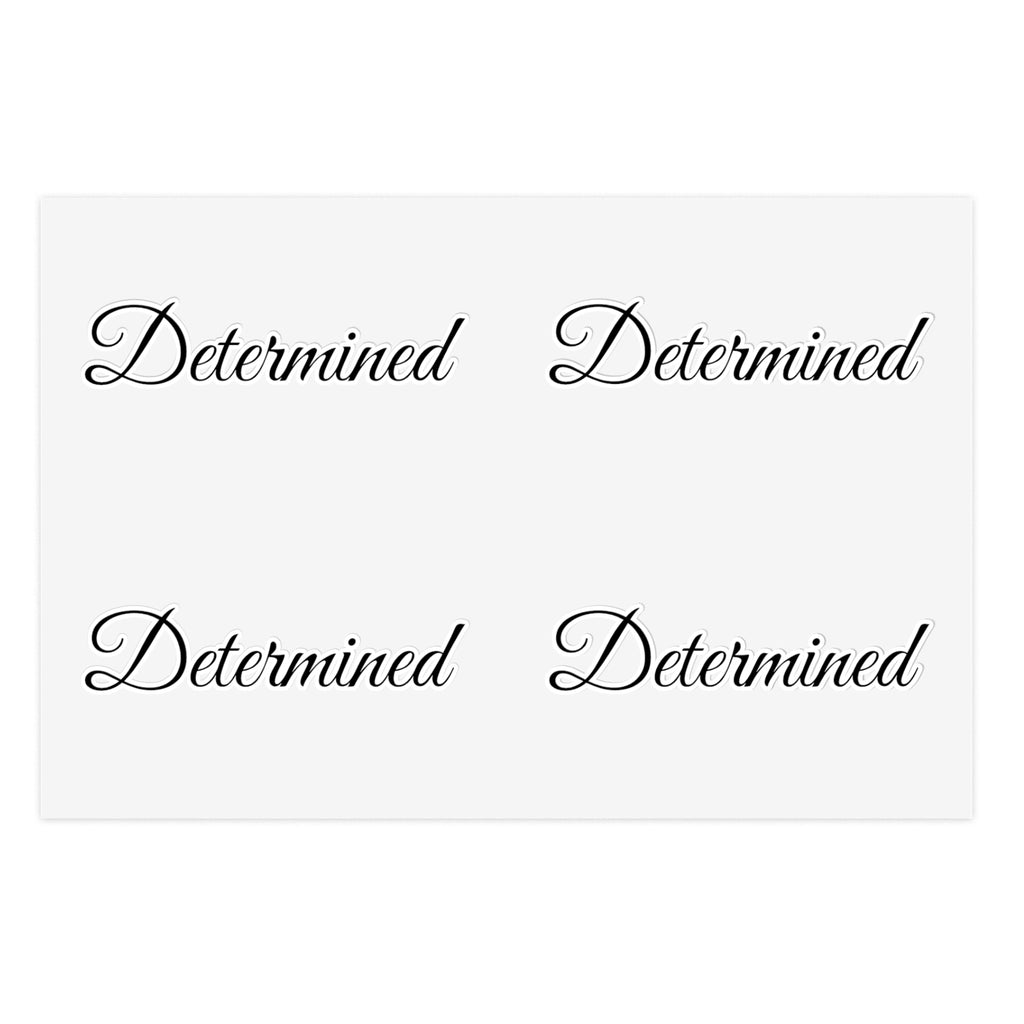 Determined Sticker Sheet (Inspirational Decals)