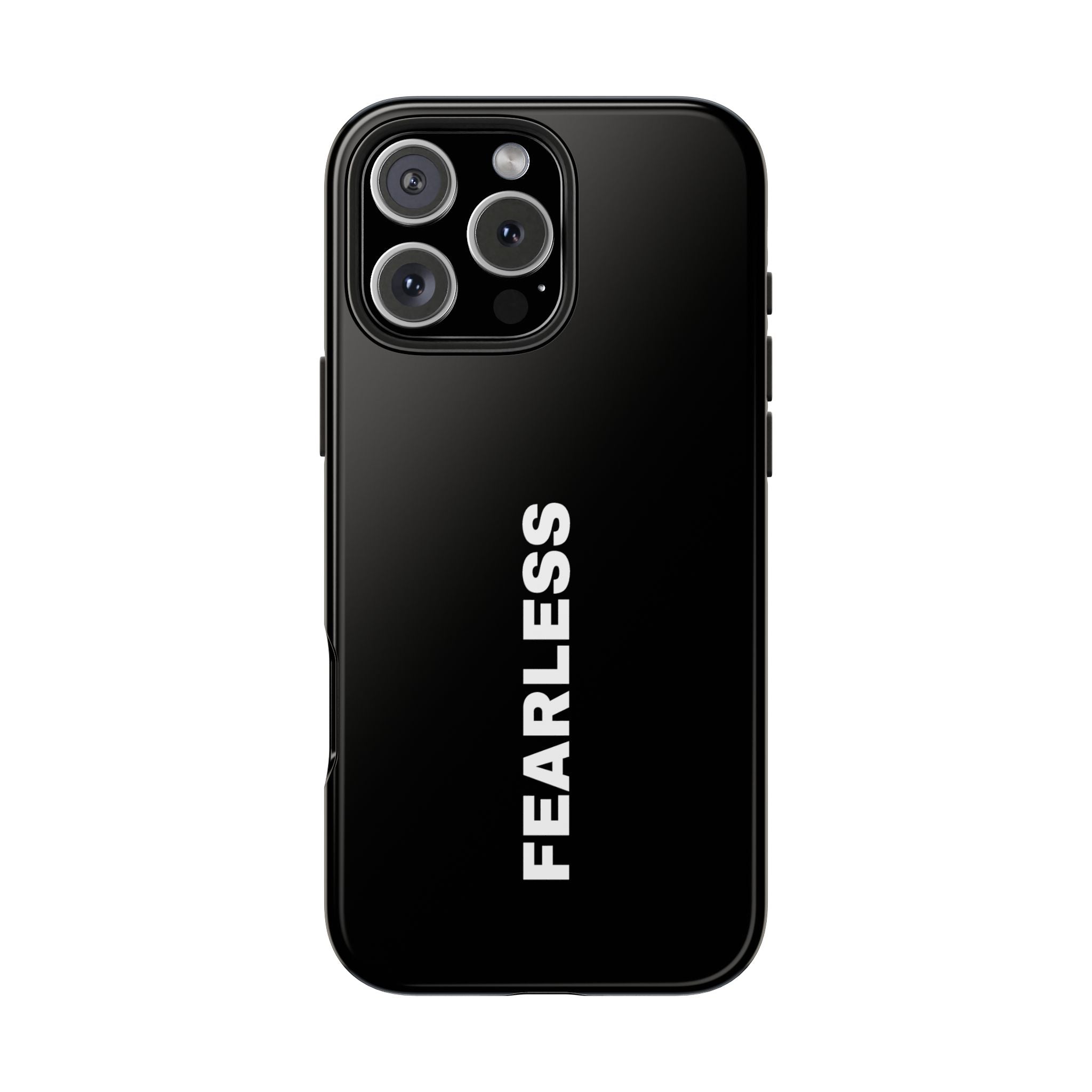 Black Fearless Tough Phone Case