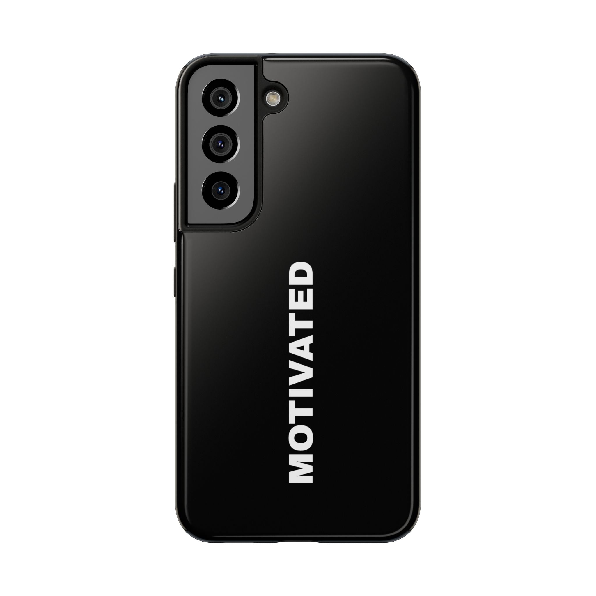 Black Motivated Tough Phone Case