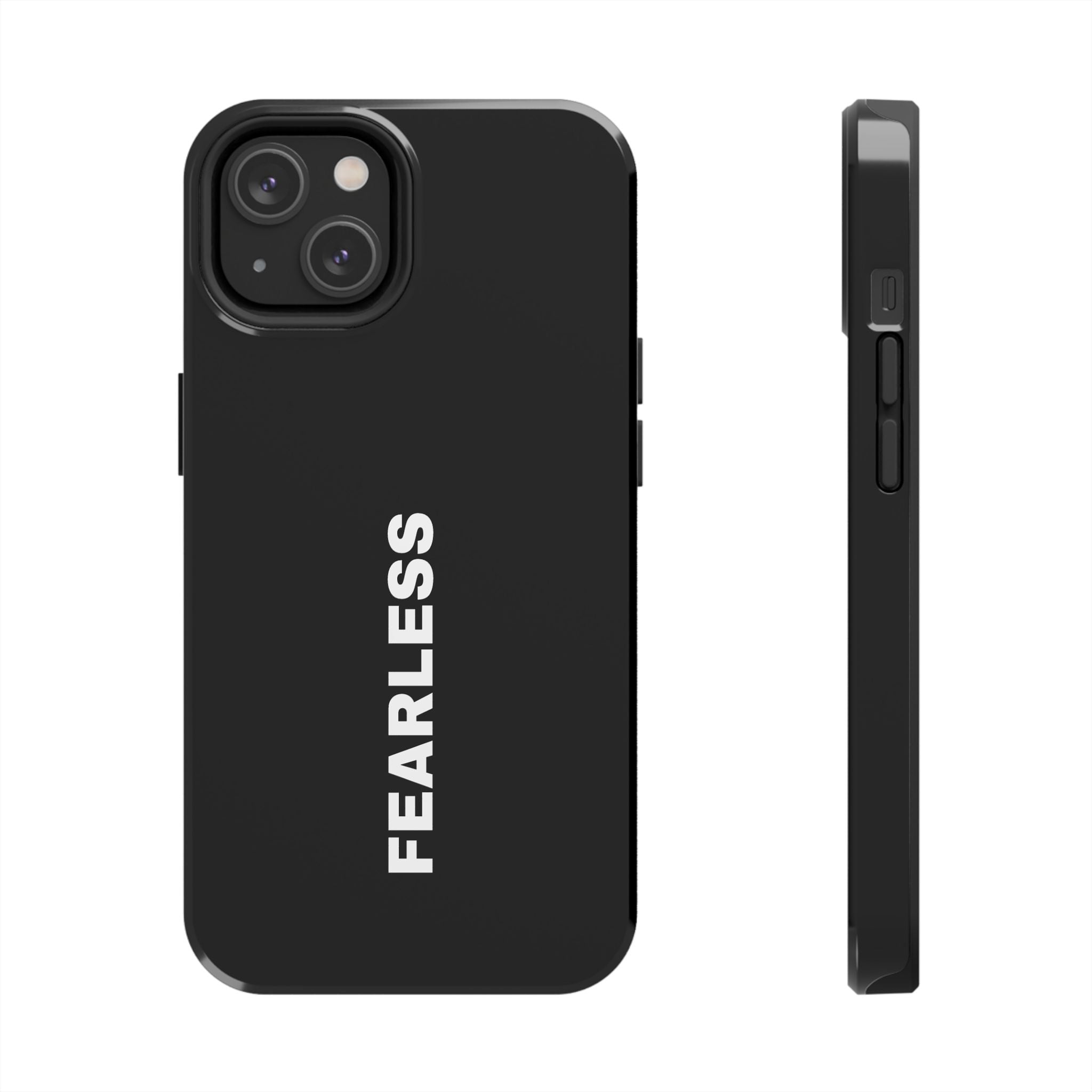 Black Fearless Tough Phone Case