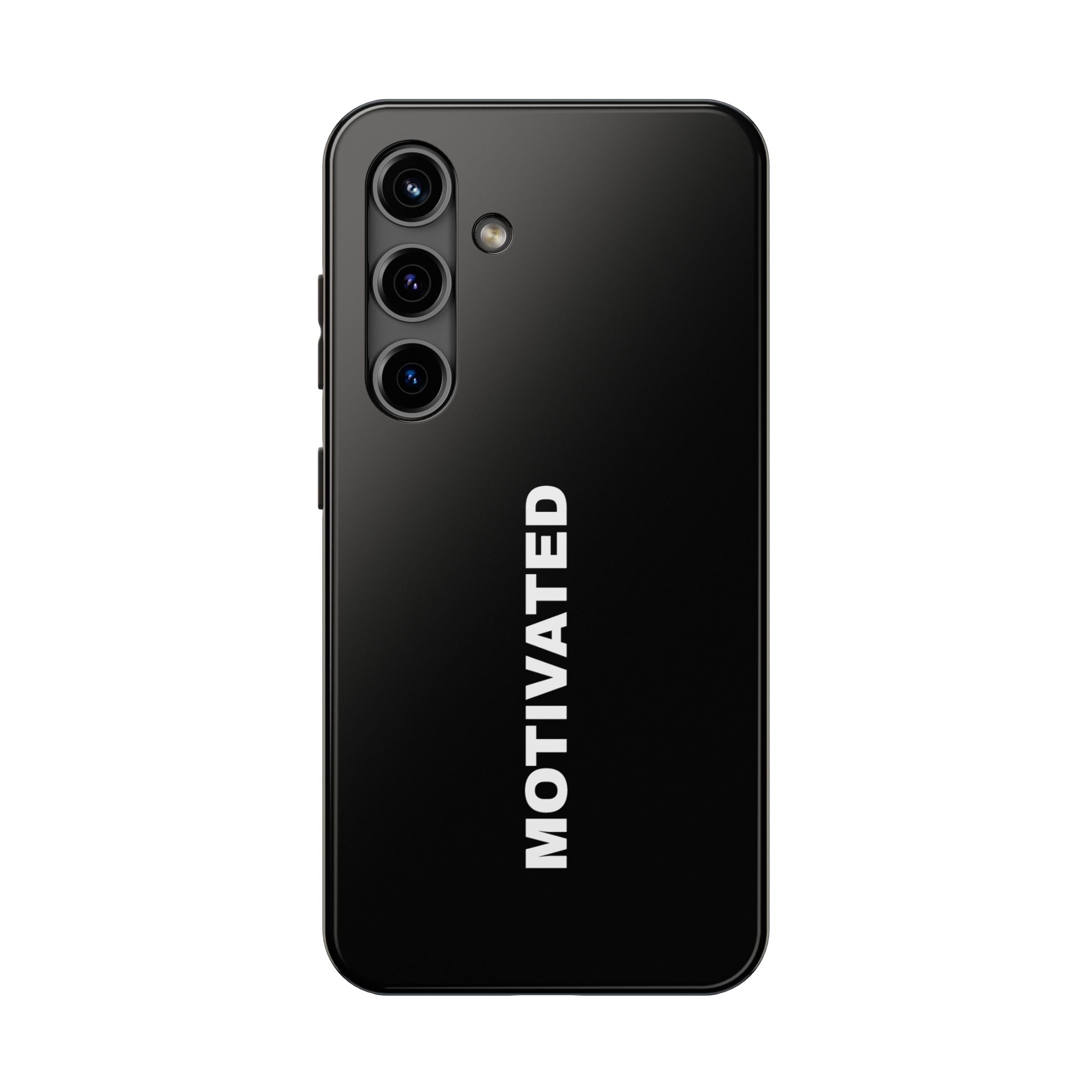 Black Motivated Tough Phone Case