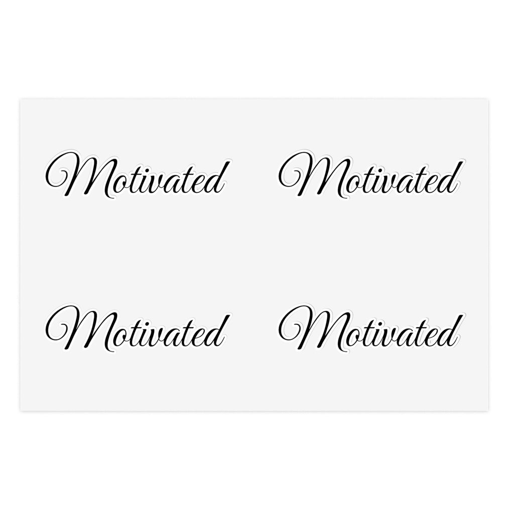 Motivated Sticker Sheet (Inspirational Decals)