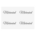 Motivated Sticker Sheet (Inspirational Decals)