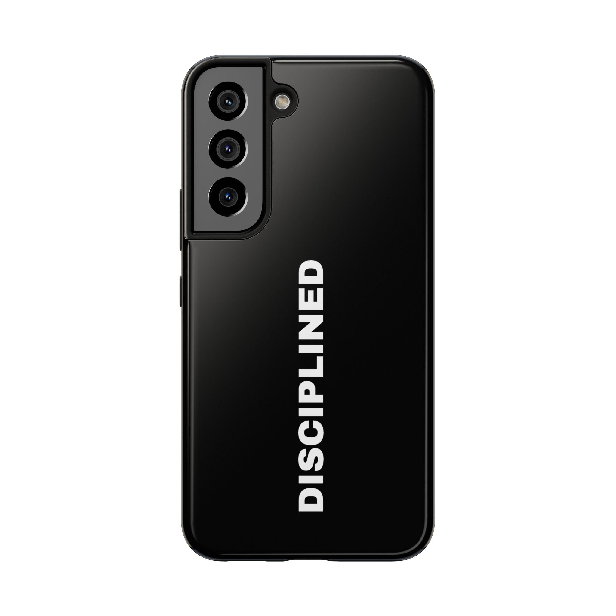 Black Disciplined Tough Phone Case