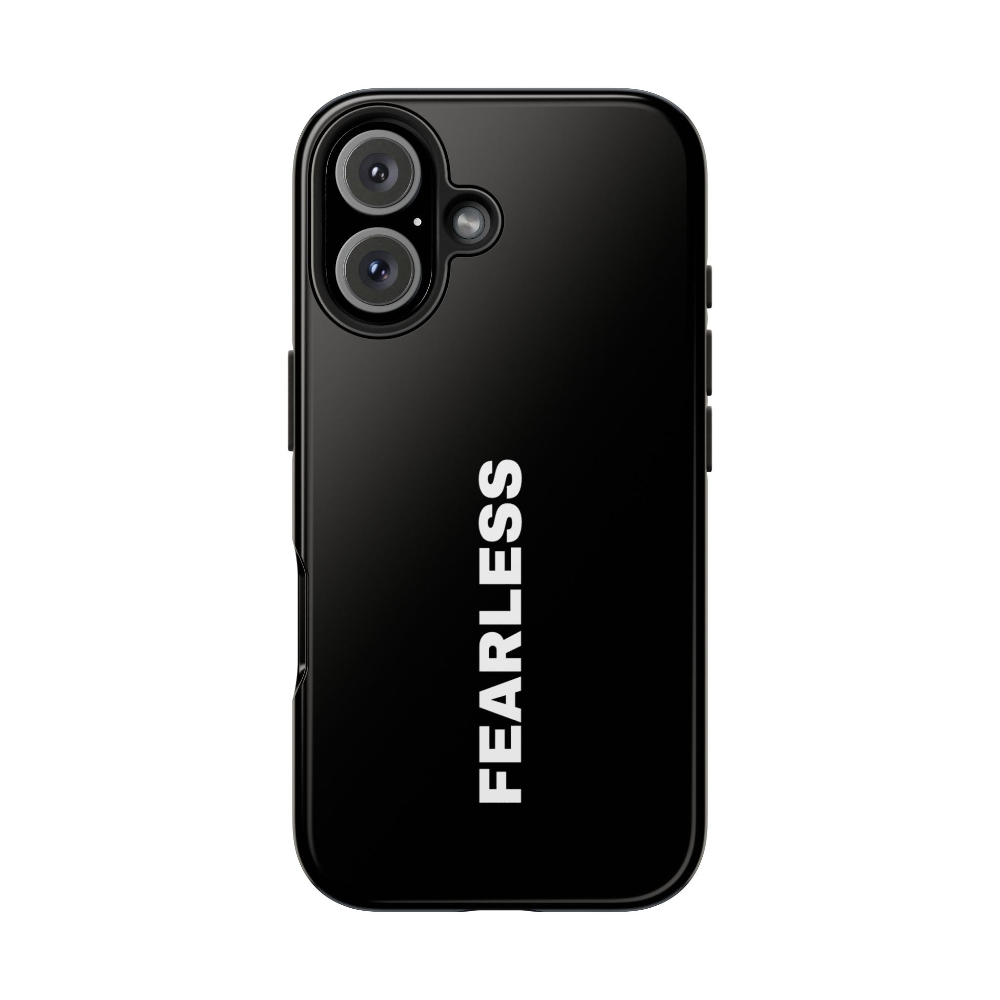 Black Fearless Tough Phone Case