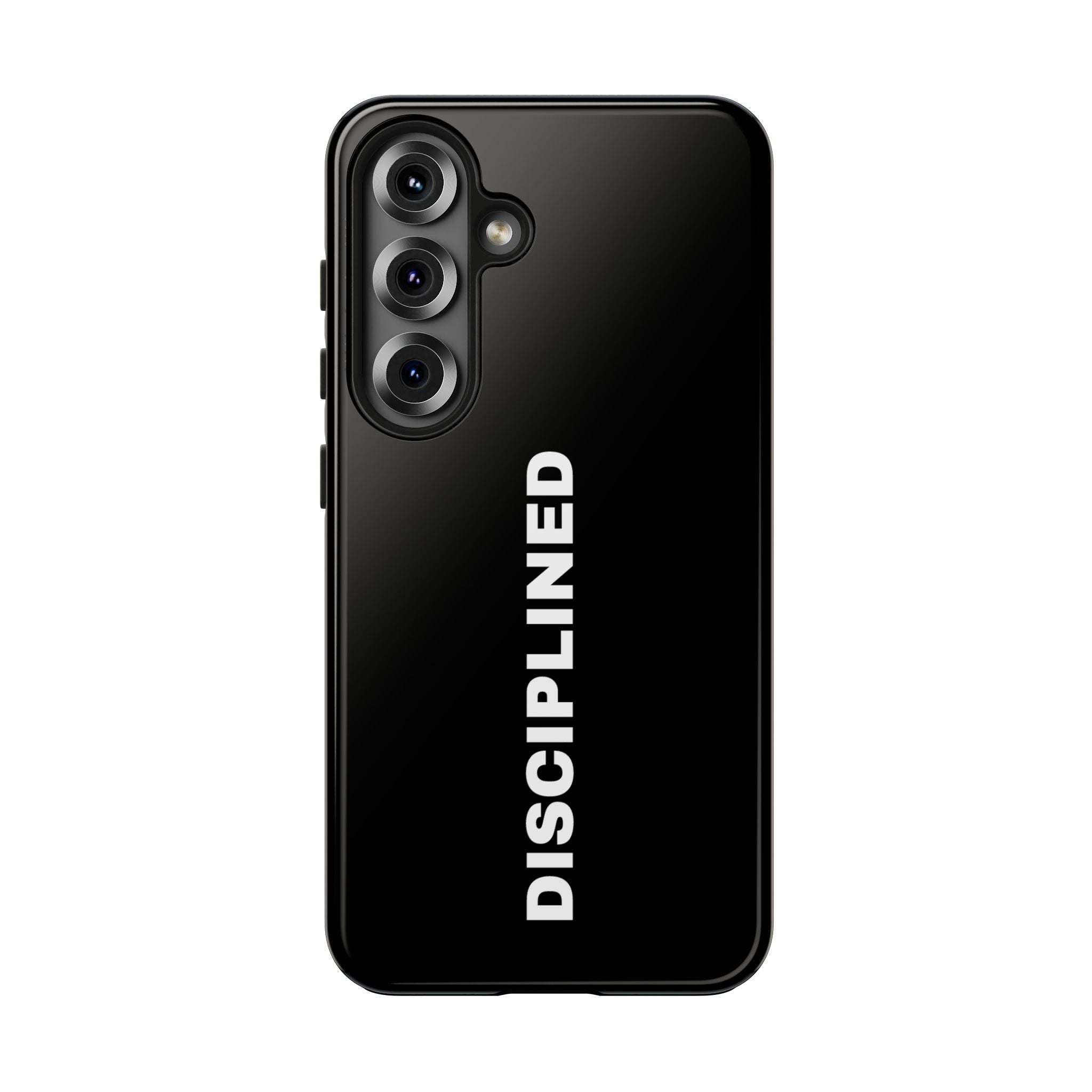 Black Disciplined Tough Phone Case