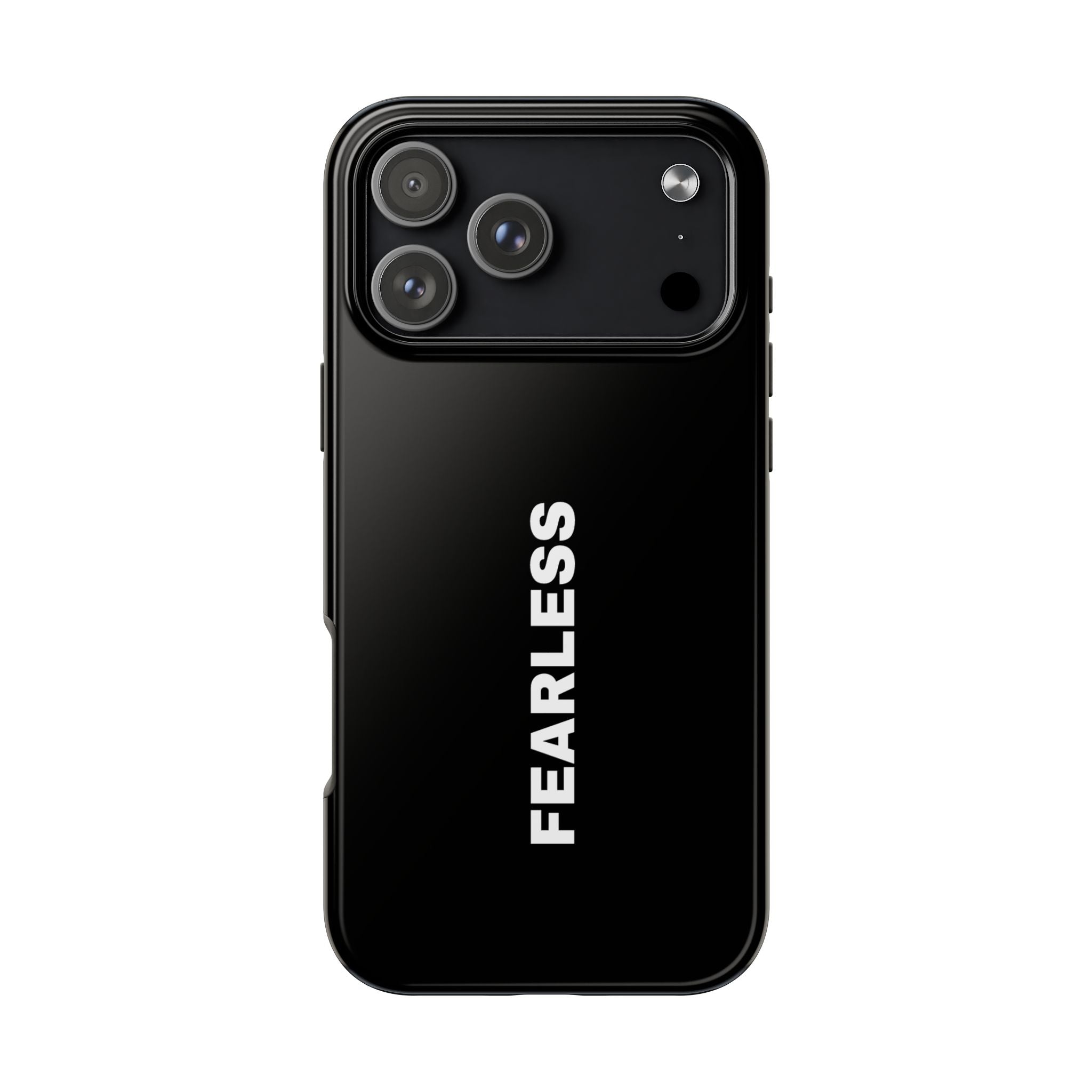 Black Fearless Tough Phone Case