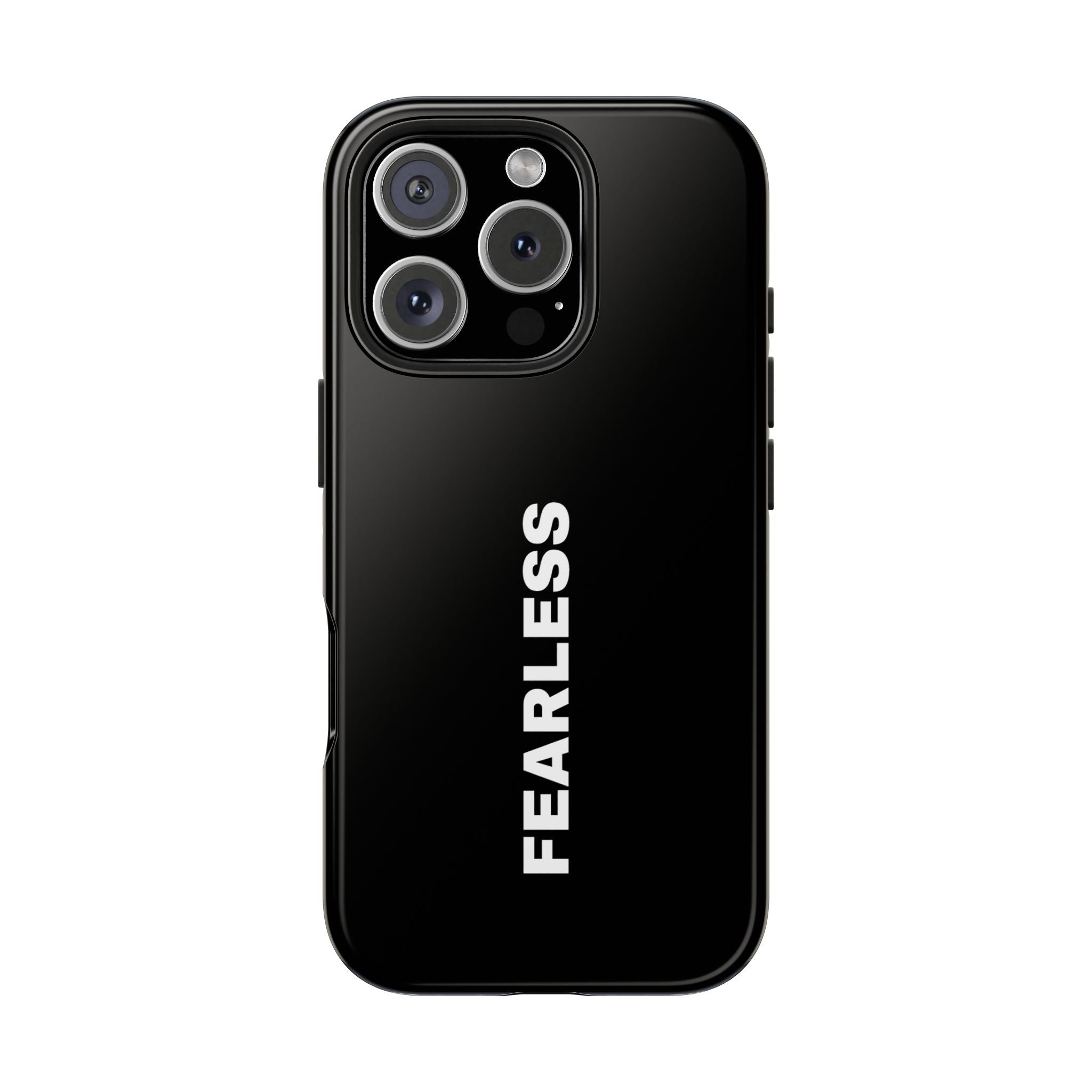 Black Fearless Tough Phone Case