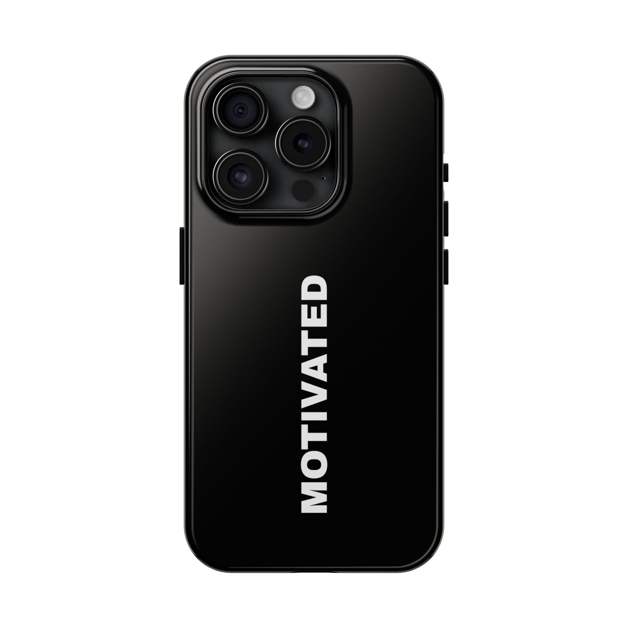 Black Motivated Tough Phone Case