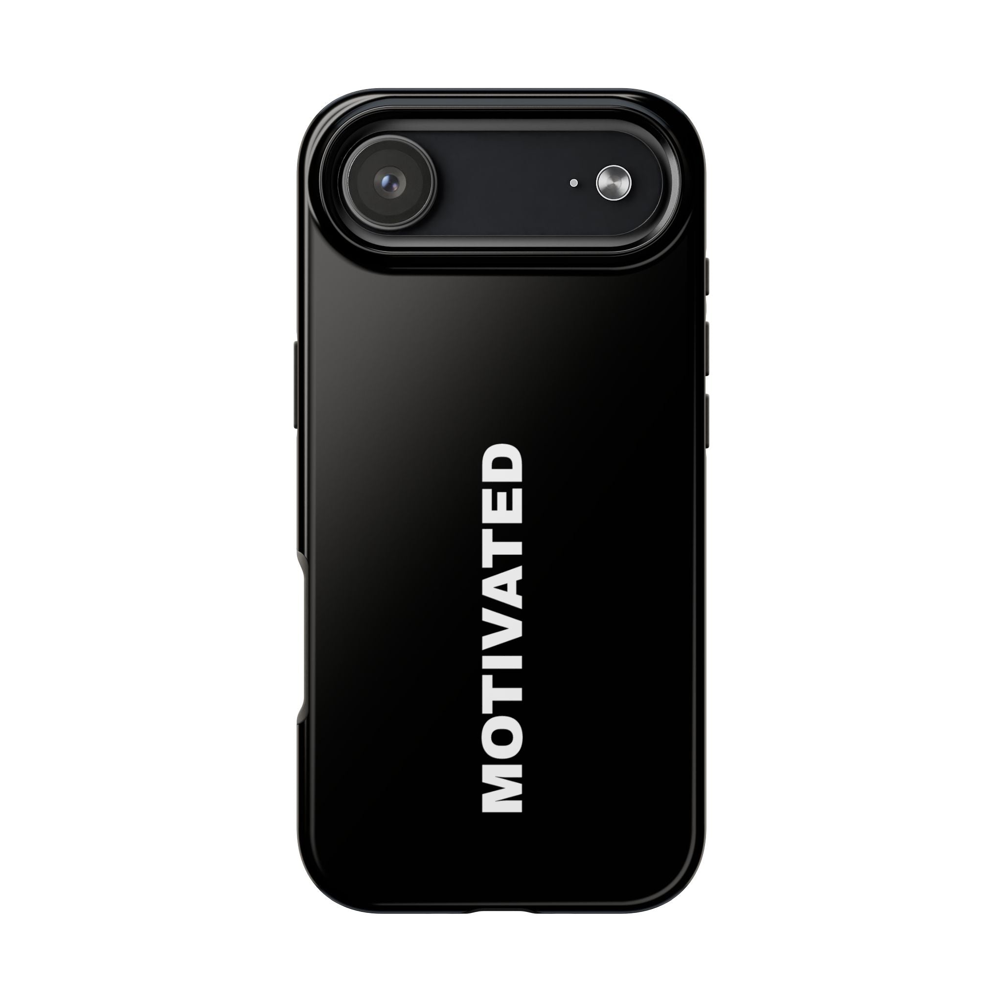 Black Motivated Tough Phone Case