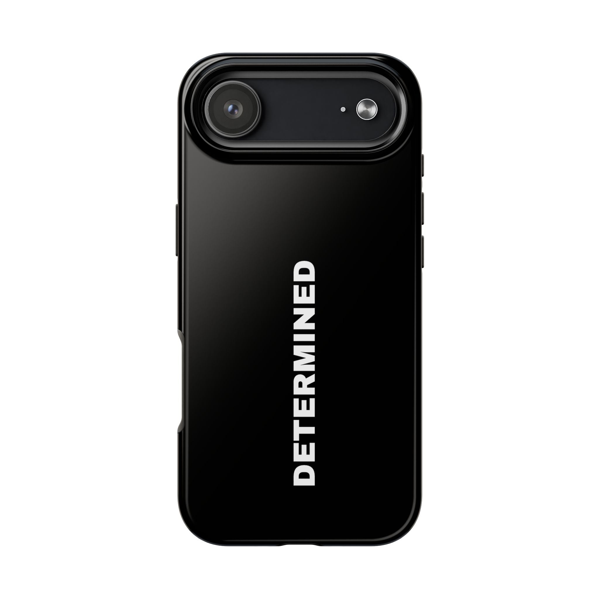 Black Determined Tough Phone Case